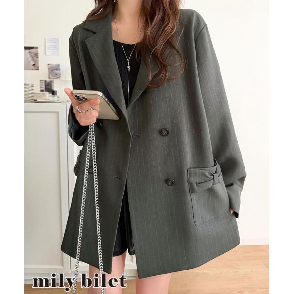 【mily bilet】リボンポケットテーラードジャケット　mily bilet クラシカルエルフ ...