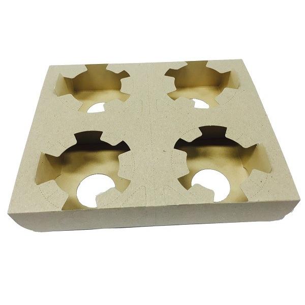 テイクアウト ホット コールド カップホルダー2- 4カップ用  50枚入