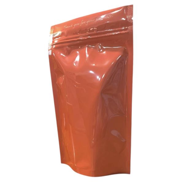 チャック付きアルミ蒸着 スタンドパック SalmonPink 80150 バルブなし（30袋セット）