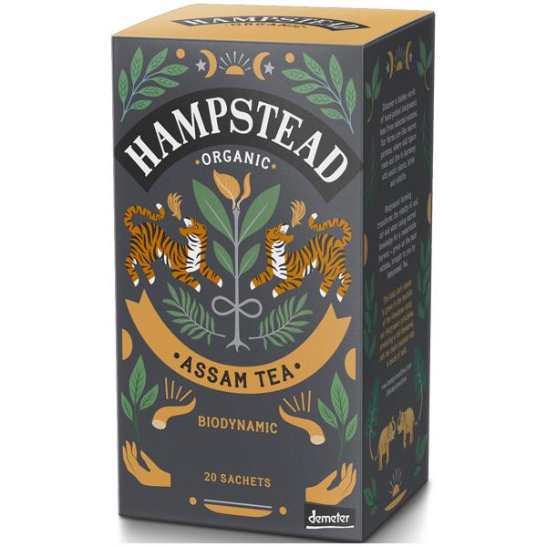 HAMPSTEAD ハムステッド オーガニック ブラックティー アッサム ティーバッグ 2g X 2...