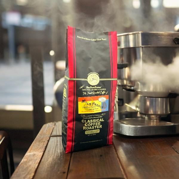 コーヒー豆 アラビカ豆100% マイルドフレンチ ブレンド コーヒー 1lb [454g] 【豆 o...