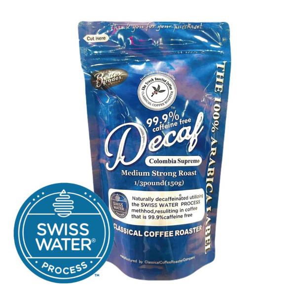 コーヒー豆 デカフェ コロンビア 150g 【 豆 or 挽 】クラシカルコーヒーロースター ノンカ...