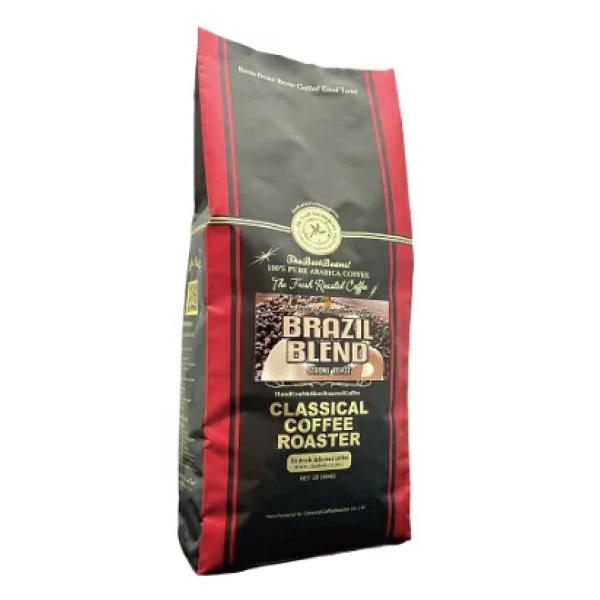 コーヒー ブラジルブレンド 粉 深煎り 1lb [454g] 深煎り【粉仕様 】