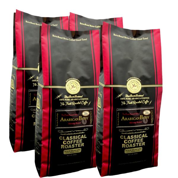 コーヒー豆 160杯分 アラビカ豆100% アラビカンボディ ブレンド コーヒー  4LB( 454...