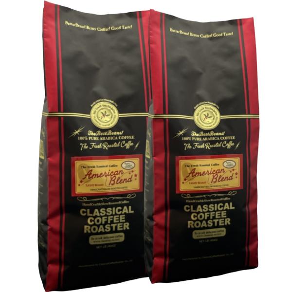 コーヒー豆 80杯分 セット アメリカン ブレンド コーヒー 2LB (454g×2袋) 【 豆 o...