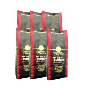 コーヒー豆 240杯分 アラビカ豆100％ カフェ エスプレッソ ダークロースト ブレンド 6LB(...