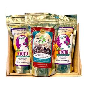 コーヒーギフト GB-1 グルメコーヒー＆デカフェコロンビア （150ｇ×3個詰合わせ）