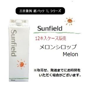 メロンシロップ 紙パック 1000ml×12本 ケース 販売 業務用 かき氷 カクテル 模擬店 屋台...