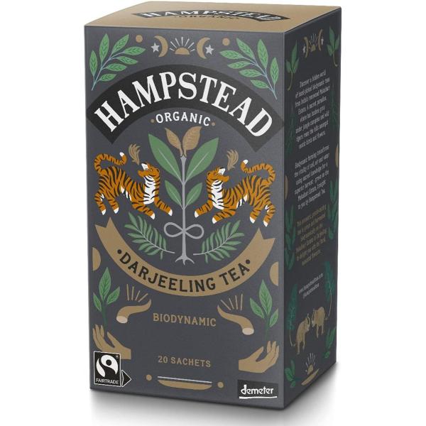 HAMPSTEAD ハムステッド オーガニック ブラックティ ダージリン ティーバッグ 2g X 2...