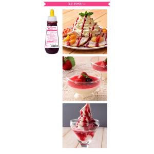 森永乳業 トッピングソース ストロベリー 500gの詳細画像1