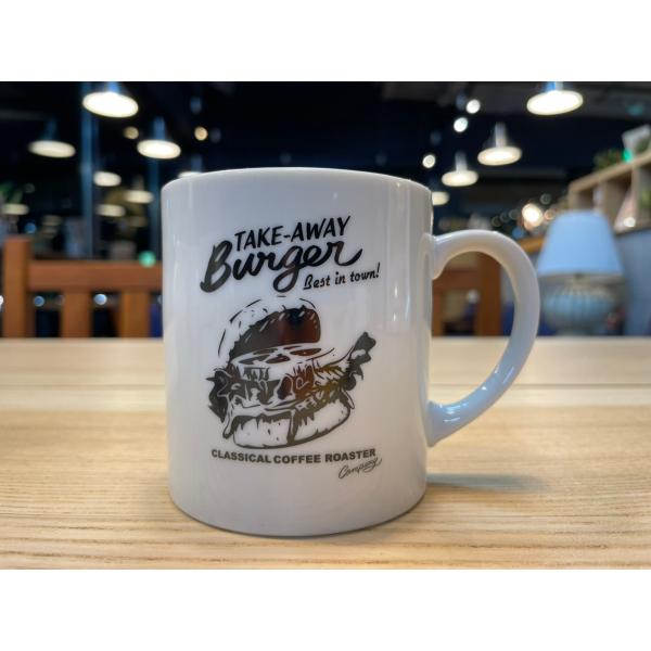 CCR オリジナル マグカップ　バーガーホワイト Ｌサイズ