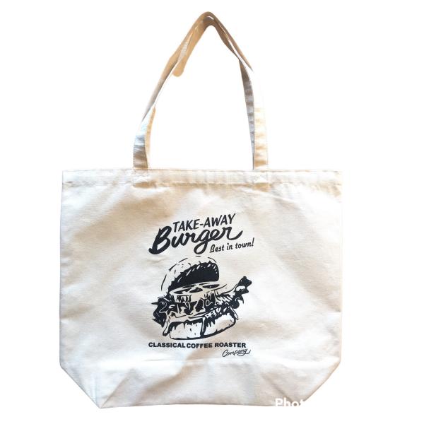 CCR オリジナル ロゴ トートバック burger バーガー Lサイズ