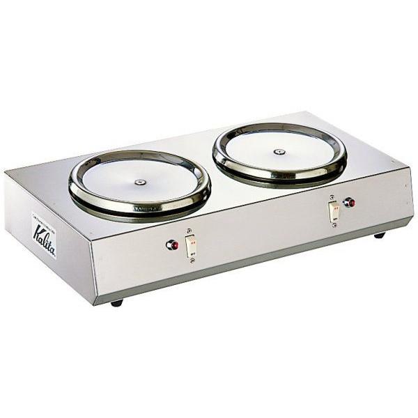送料無料 Kalita カリタ ２連コーヒーウォーマー ヨコ型 #66003
