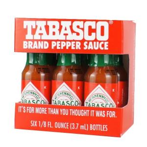 タバスコ TABASCO ミニボトル 3.7ml × 6本  テイクアウト 小瓶