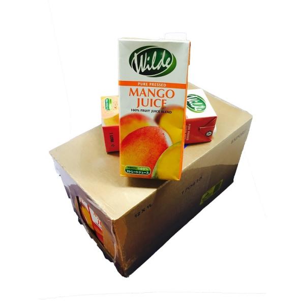 WILD ワイルド ストレートジュース マンゴー ノンシュガー 1000ml ×12本 （ケース販売...