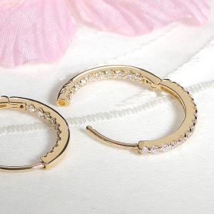 K18YG【0.5ct】ダイヤモンド中折れフー...の詳細画像4