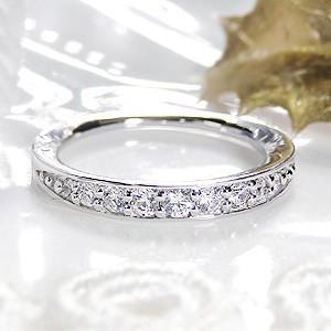 ピンキーリング  プラチナ ダイヤモンド エタニティリング  PT900 クラシックチェス