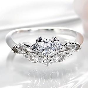 Classic CHESS（クラシックチェス） 一粒ダイヤモンド リング プラチナ