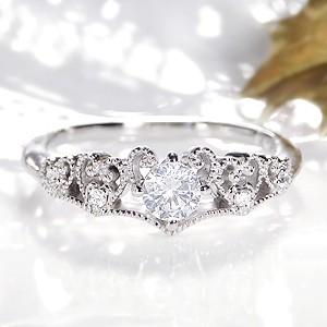 Classic CHESS（クラシックチェス） プラチナ ダイヤ ティアラ リング