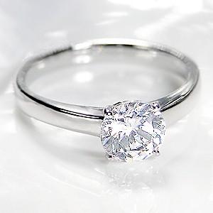 プラチナ 1カラット 1粒 ダイヤモンド リング  送料無料 一粒 指輪  pt950 1ct 大粒...