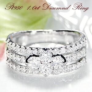 天然 ダイヤ 贅沢 1.0カラット フラワー パヴェ リング K18 ゴールド