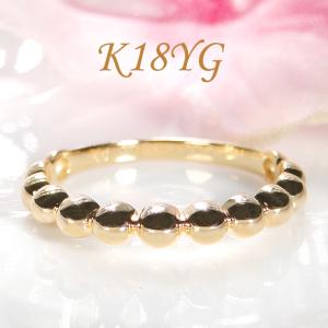 K18 プリュイ リング 指輪 レディース 重ね付け スタッキング スタック