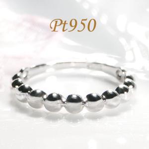 pt950 プラチナ 地金 ドットリング 無垢 ...の商品画像