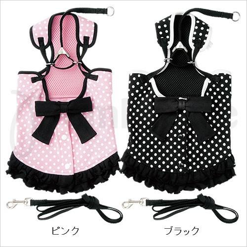 【50％OFF】リボン付きドットドレス　1〜3号（9595）　スーパー胴輪＆リード　ポンポリース