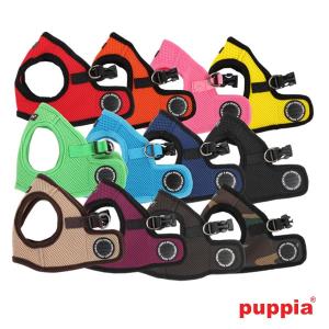 【50％OFF】【PUPPIA：パピア】ソフト胴輪（ハーネス）　ＸS〜L【AH305】
