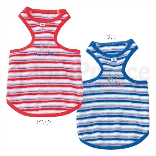 【￥980均一】【COOL加工付き】 ボーダータンク 1〜5号(1908)　犬　夏服　