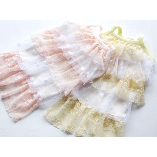 レース＆レースワンピ　SS〜M　犬　ワンピース