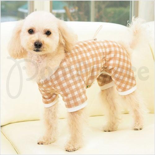 【50％OFF】オーガニックホームウエア（オールンワン）（1924）　１〜４号　犬服　コットン　綿1...