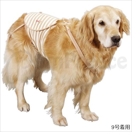 【50％OFF】大型犬用サスペンダー付マナーベルトオーガニック　９号（2976）　ポンポリース