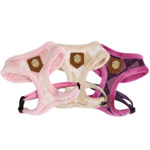 【50％OFF】【PUPPIA】アーガイルモードライトフィット胴輪（ハーネス）　S〜L