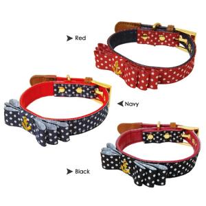 【50％OFF】【RADICA*ラディカ】水玉のリボンカラー　SS (55013)　犬　首輪