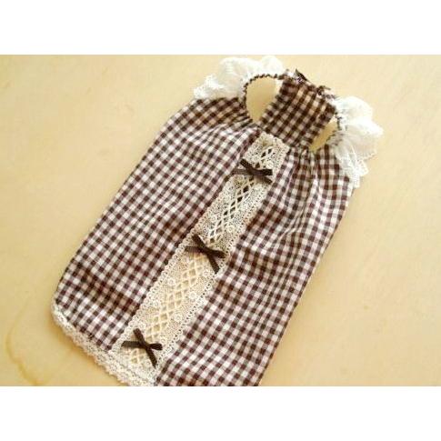 ギンガムチェックチュニック　SS〜Ｌ　犬　服