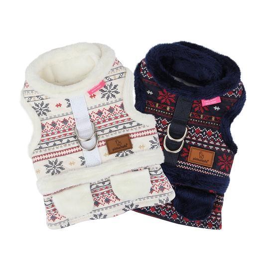 【50％OFF】【PINKA　ピンカホリック】LITTLE SNOW FLIRT胴輪　S〜L　犬　ハ...