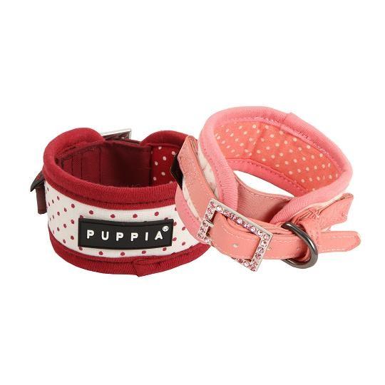 【50%OFF】【PUPPIA】POLKA DOTネックガードカラー(犬用首輪）XL (AC148)
