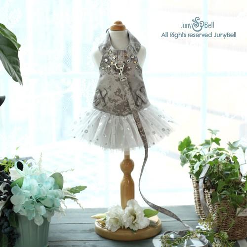 Luxyドレスハーネス＆リードセット　S〜L（洋服タイプ胴輪・ハーネス）