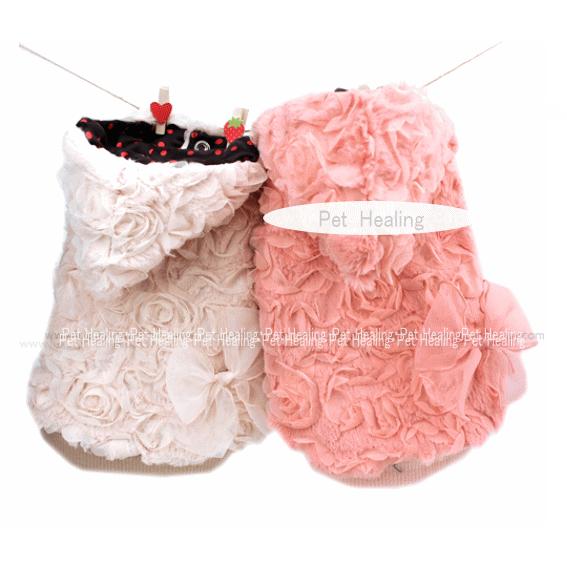 【秋冬新作】ローズカットパーカー　S〜ＸＬ　【犬　冬服】