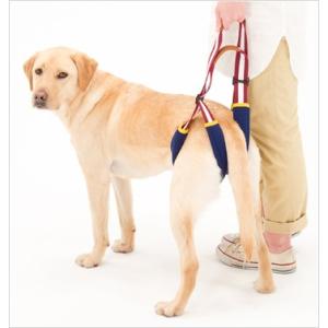 大型犬用介護ハーネス デニム S〜LL【歩行補助ハーネスLaLaWalk大型犬