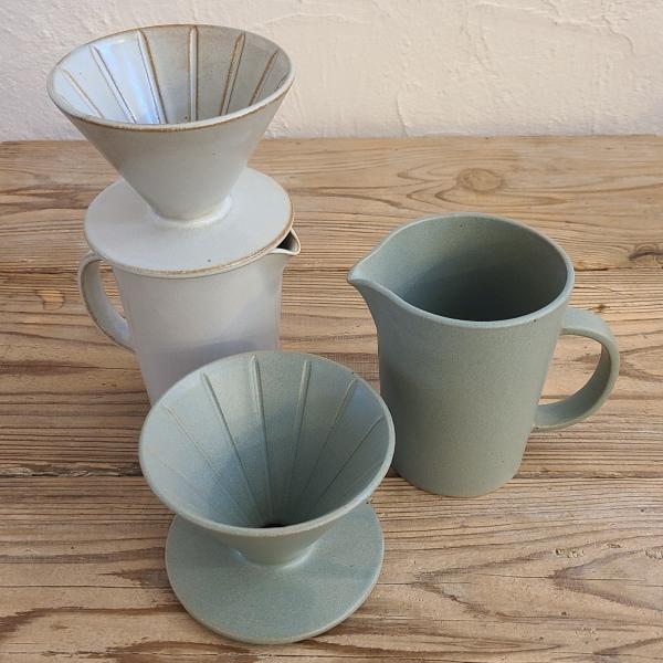 STUDIO M' スタジオエム ブンナ ドリッパー ＆ ピッチャー セット 日本製 陶器 コーヒー...