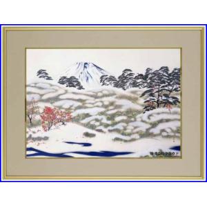 横山大観 霊峰四趣・秋 複製画 巧藝画 10号 限定200部 岩絵具手彩色 大塚巧藝社