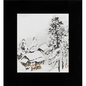 横山大観 正気放光 複製画 巧藝画 10号 額 掛軸 大塚巧藝社 : クラウド