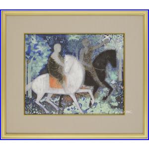 平山郁夫 仏教伝来 複製画 6号 著作権者承認 大塚巧藝社