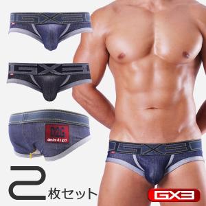 2枚パンツセット GX3/ジーバイスリー DENIM DX ブリーフパンツ