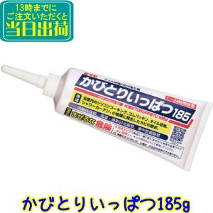 鈴木油脂工業　かびとりいっぱつ 185g S-2812 (カビとり一発) チューブ式  カビ かび 黒かび 除去 掃除 清掃 浴室 風呂 バス 目地 窓｜clean-clean-y