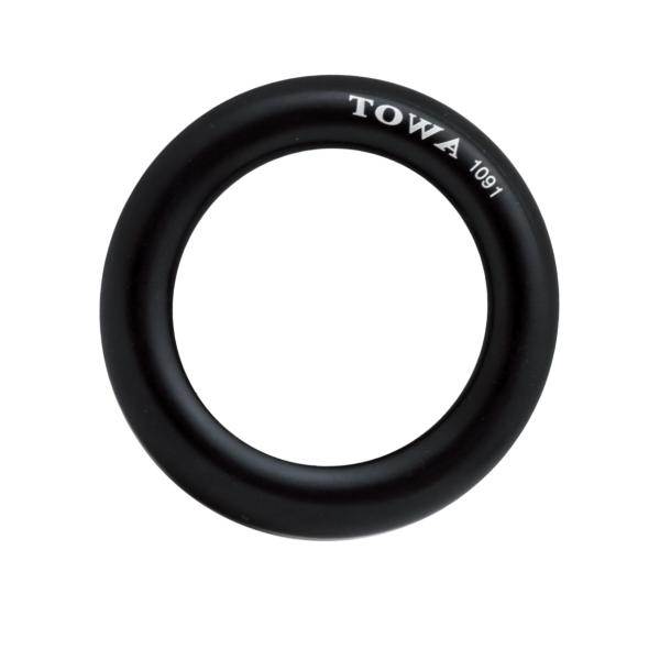 TOWA　アルミ Oリング（YAD007）【業務用 プロ用 ロープ ブランコ アクセス カラビナ  ...