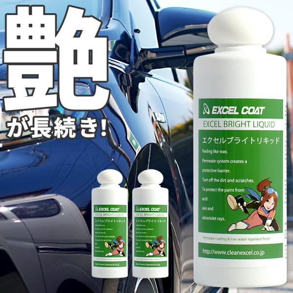 【3本セット】エクセルブライトリキッド200ml×3本｜プロ仕様だけど簡単施工 コーティング剤 業務...