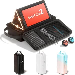 【美品】任天堂Switch スイッチ　保護ポーチなどフルオプション付き スリムハードポーチ プラス for Nintendo Switch 2 インディゴブルー
